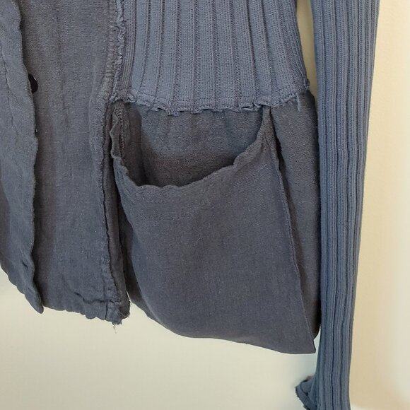 Kedziorek Linen and Cotton Cardigan - Size 38 (US 6/8) - Picture 7 of 10